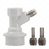 Star Beverage Supply Co. 1/4" MFL Threaded Ball Lock Corny