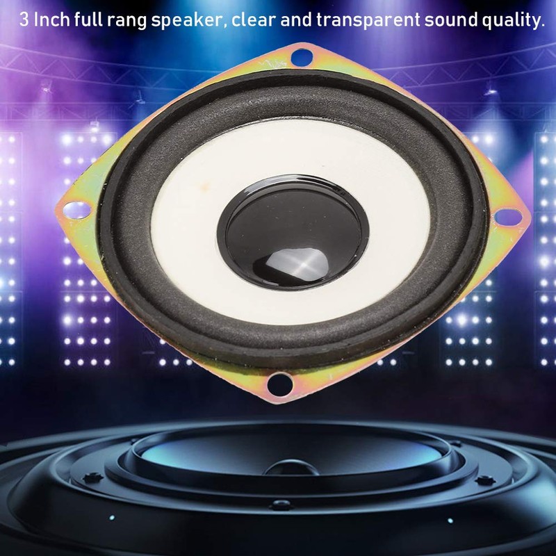 Full Range Audio Speaker, 3-inch 4Ohm 5W Full Frequency Mini