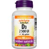 Webber Naturals Vitamin D3 2500 IU Extra Strength, 180 Softgels,