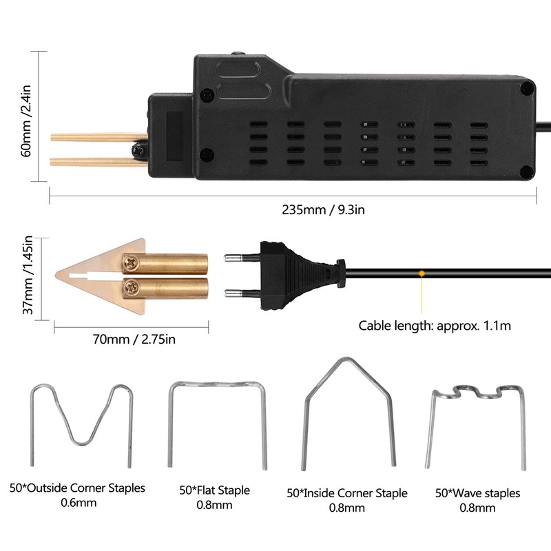 Car Bumper Repairing Machine Plastic Welding Machines Welding Repairing Tool