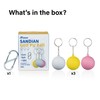 SANDIAN, Soft PU Golf Ball Set, 3 Balls with Carabiner