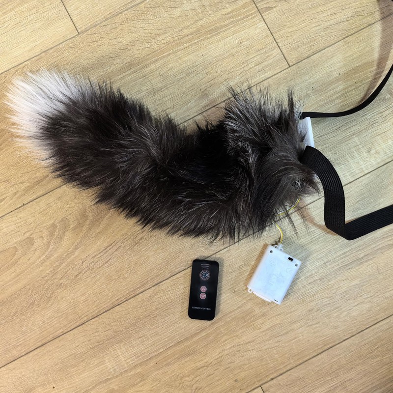[SCLMRO] Electric Foxtail Cosplay Faux Fur with Remote Control Cosplay