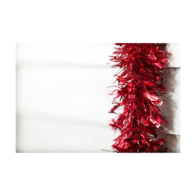 Sync'T Chunky/Fine Cut Christmas Tinsel Decoration Garland Tinsel for Xmas