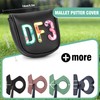Golf Putter Cover DF3 Mallet Putter Head Cover Magnetic Closure