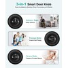 Fingerprint Door Lock, Smart Fingerprint Door Knob with Lock, Biometric