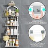 ODesign 4 Tier Height-Adjustable Shower Caddy Hanging Anti-Swing-Over The Shower