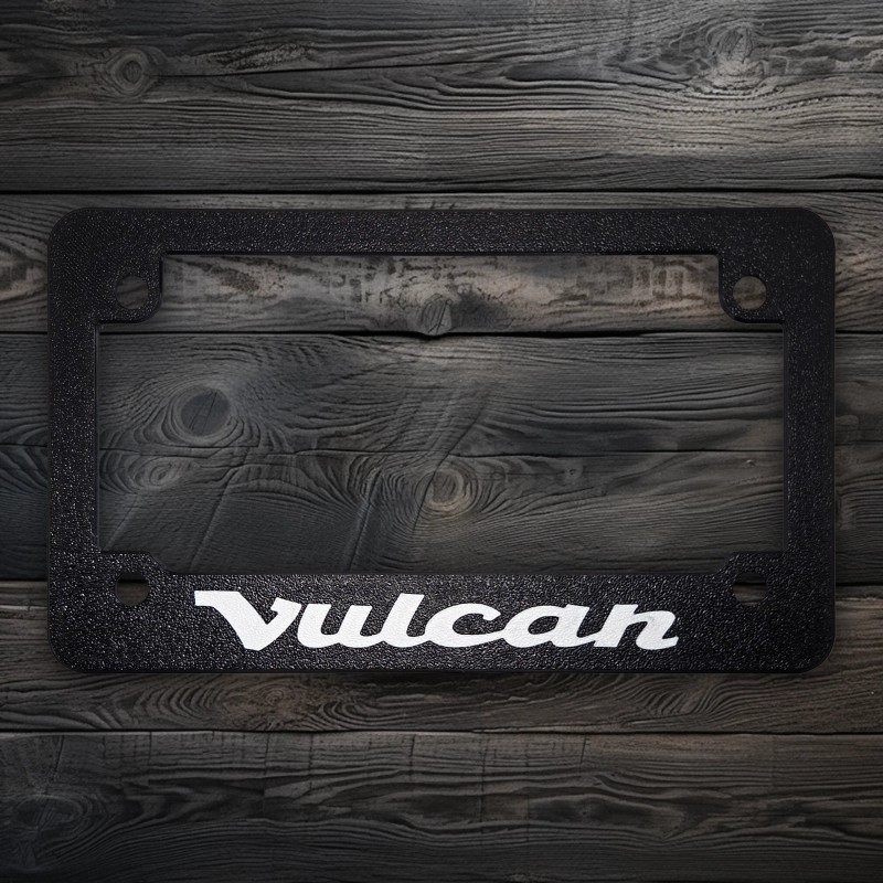 3K Design For Kawasaki Vulcan Motorcycles Textured License Plate Frame