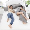 uxcell Set of 2 Body Pillow Cover, Soft Microfiber Pillow