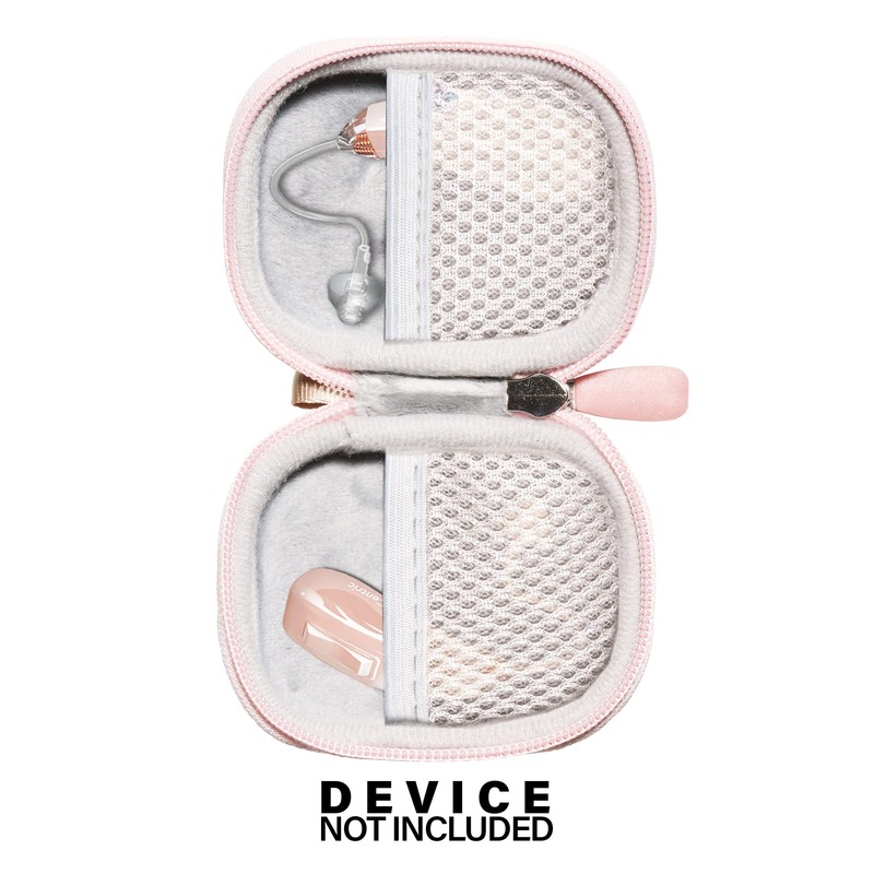 CaseSack Case for Hearing Aids compatible with EarCentic EasyCharge Rechargeable