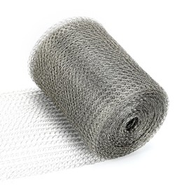Wire Mesh for Mice Control 5in X 33 Ft Stainless Steel Wire Mesh Roll, Barrier, Flexible Elastic Mesh Fabric for Rodent, Bat, Snail Hole Filling, Gardening, and DIY Sealing of Water Outlets.