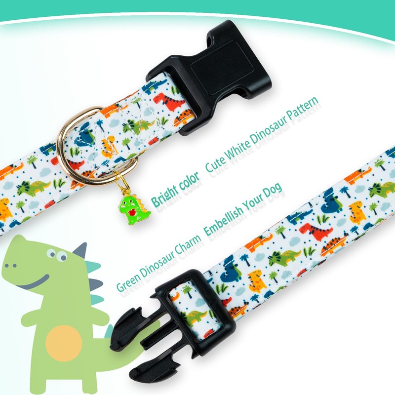 PREHAI PREHAI Cute Cotton Dog Collar for Small Medium Large
