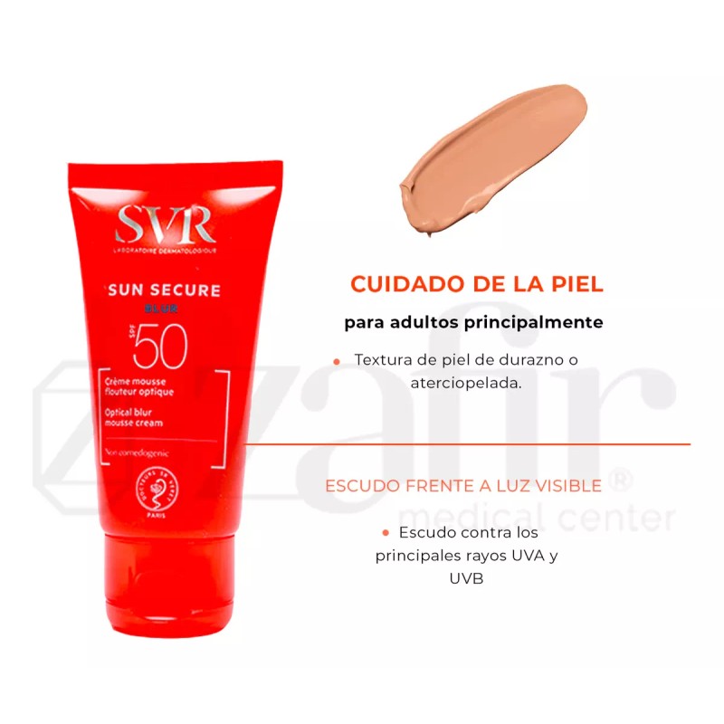SVR Protector Solar Con Color Svr Sun Secure Blur Spf