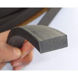 Sponge Rubber Seal Solid 0.39" Height X 0.59" Width | Universal weatherstrip Extrusion Neoprene Strip (10 Feet)