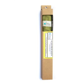 Glass Drinking Straws - Made in the USA - Clear Glass or Decorative Heavy Duty Reusable Eco-Friendly Drinking Straw (Straw Carrying Case - Green)