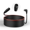 WOLFBOX 50ft Threaded 6-Pin USB-C Rear Camera Replacement Cable, IP67
