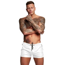 Men’s Swim Trunks Quick Dry Swim Shorts Board Shorts with Triangle Mesh Lining