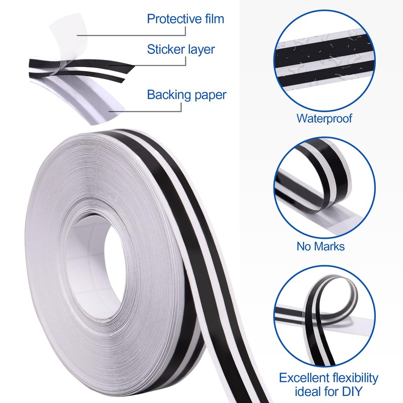 Spurtar Car Pinstripe Tape, 2 Rolls x 32Ft Pinstriping Automotive
