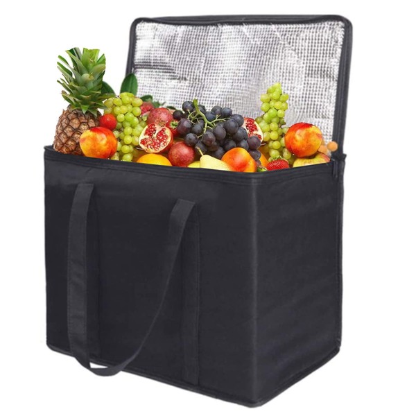 Soft pack, cooler bag box, 30L insulated delivery bag, large insulated picnic lunch bag, cooler box, grocery shopping bag, camping barbecue shopping