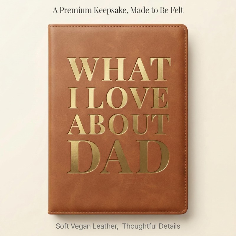 YOELOVE What I Love About Dad Leather Book – A