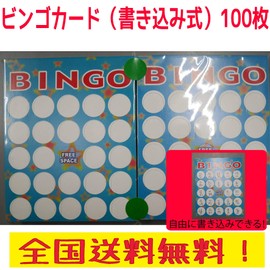 Plain Writable Bingo Cards Printable! 100 Sheets Nationwide