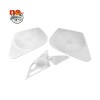 car-king888 Silver Steel Car Door Louds Speaker Cover Grille Trim