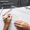 30PCS Clear Plastic Student Math Protractor 6-Inch Long 180 Degree