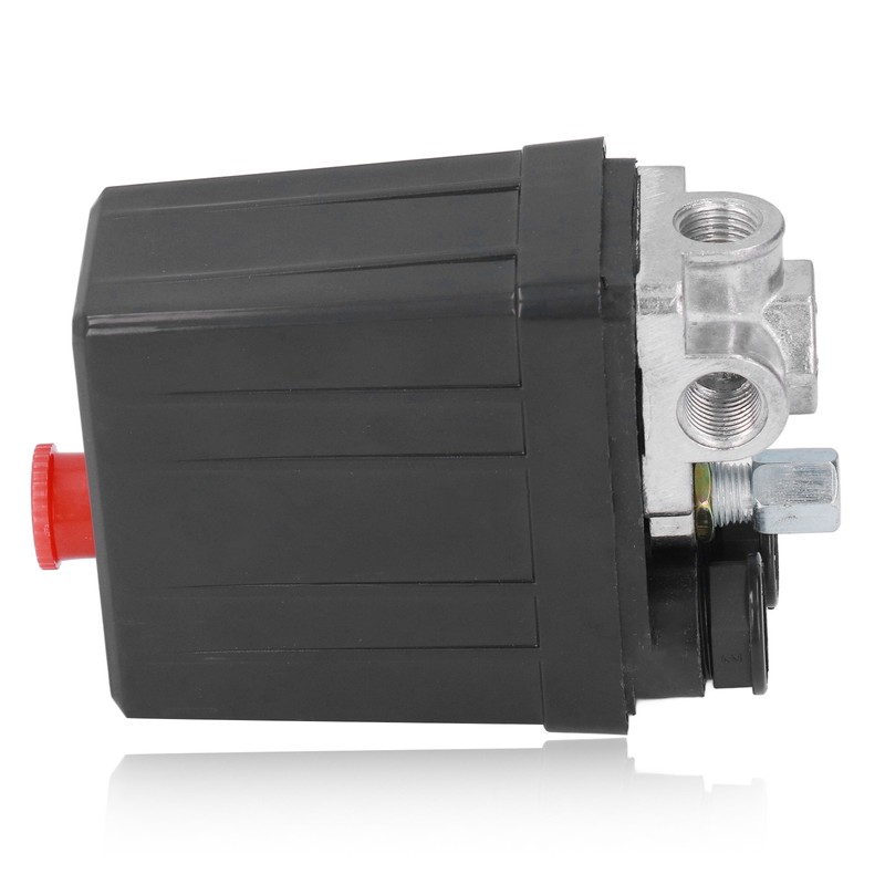 Air Compressor Pressure Switch Automatic Valve 4 Holes 90‑125PSI Accessory