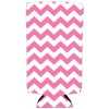 Coolie Junction Chevron Stripe Pink Slim Can Coolie; Compatible with
