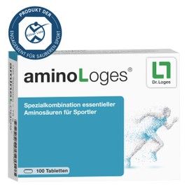 aminoLoges® – 100 Tablets – Special Combination of All BCAA and Other Sports-Relevant Amino Acids
