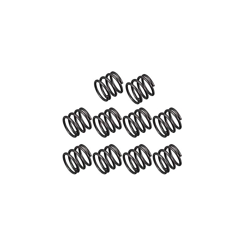 TA-VIGOR 10Pcs Extended Compressed Spring, 1.2mm Wire Dia, 12mm OD,