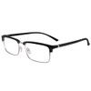 OCCI CHIARI Black Reading Glasses for Men Semi Frame Stylish