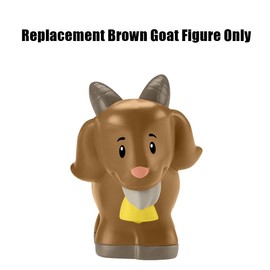 Replacement Part for Fisher-Price Little-People Christmas Nativity Playset - HPP89 ~ Replacement Brown Goat Figure