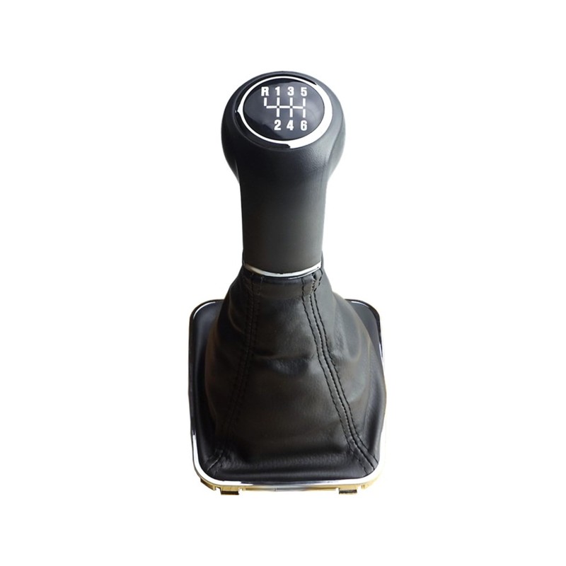 Newtown2700-parts Gear Stick Knob Gear Stick Gaiter Black Stitching Chrome