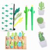 JeVenis 19 Pcs Cactus Ballpoint Pen Cactus Black Ink Writing