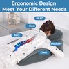 MABOZOO Face Down Prone Pillow, Massage Pillow with Headrest and