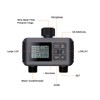 Sprinkler Timer 2 Zone Water Timer Programmable Rain Delay Manual