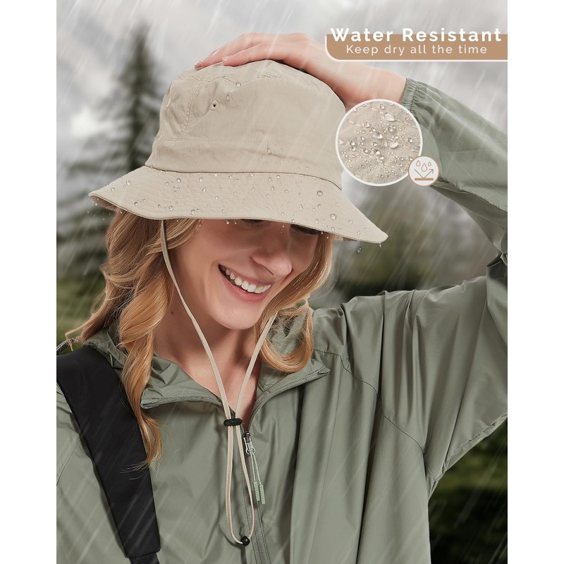 Creekstone Waterproof Bucket Hat Rain Hat Sun Hats for Women