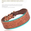 Pimaodog Leather Dog Collar, for Large, Medium & Small Dogs,