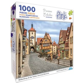 FLINK Rompecabezas Paisaje Rothenburg Alemania 1000 Piezas