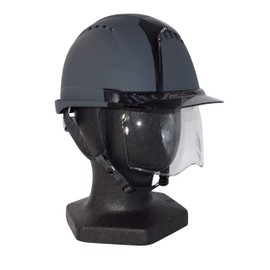 TOYO No. 391F-S-C Helmet with Shield Venti Plus Matte Dark Gray (Matte Coating) Toyosefty x GranGear Collaboration Product