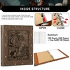 DUROTAN DND Journal/Notebook,Unique 400 Pages A5 Refillable Leather Dragon Journal