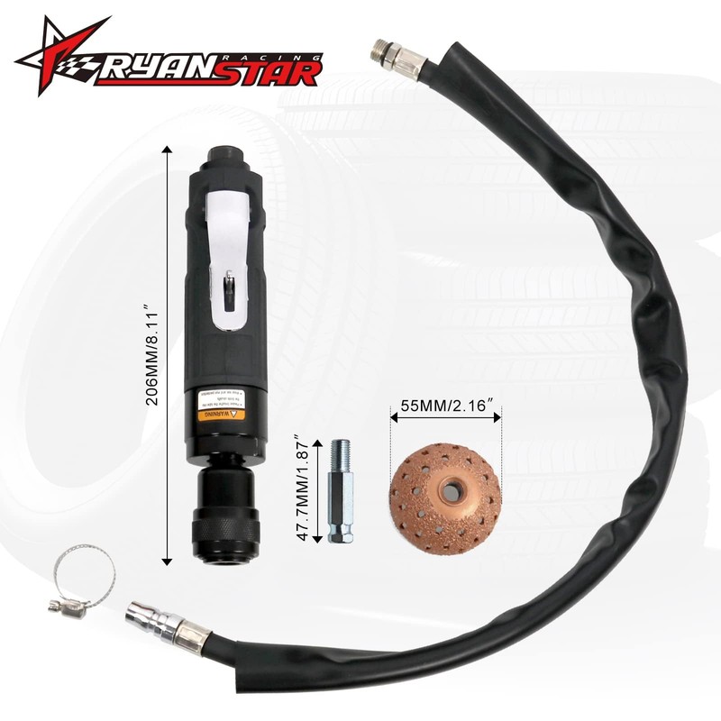 RYANSTAR RACING Tire Repair Set Includes 2500rpm Low Speed Air