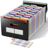 ABC life Document Folder A4 26 Compartments Accordion Sorting Folder