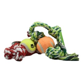 Pelota Tenis Con Cuerda Juguete Para Perro