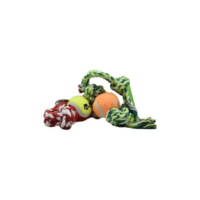 Pelota Tenis Con Cuerda Juguete Para Perro