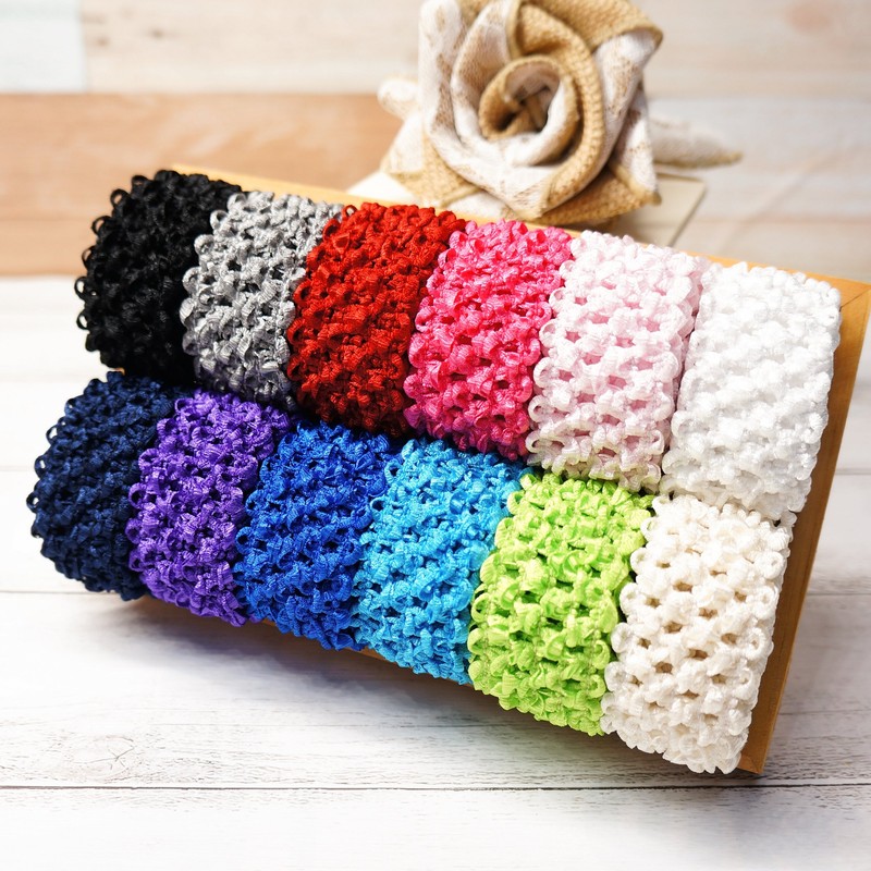 Elastic Headband Ribbon 1-1/4 inch (30mm) x 5 yards x