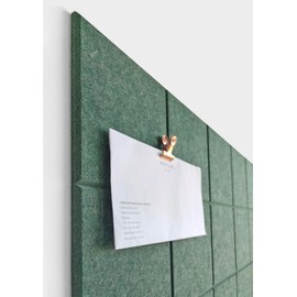 Large Cork Board Alternative - 47"x35" 12 Pack Felt Wall Tiles with Safe Removable Adhesive Tabs, Cork Wall Tiles Cork Board for Home Office Pin Board Tack Board 48 x 36 - Tree