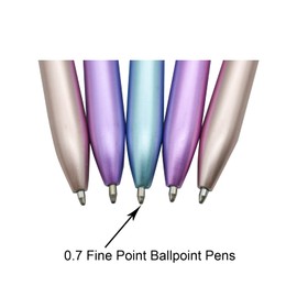 Lopenle 12PCS Fancy Diamond Ballpoint Pens Retractable Bling Gem Pens Beautiful Black Ink For School Office Wedding Birthday