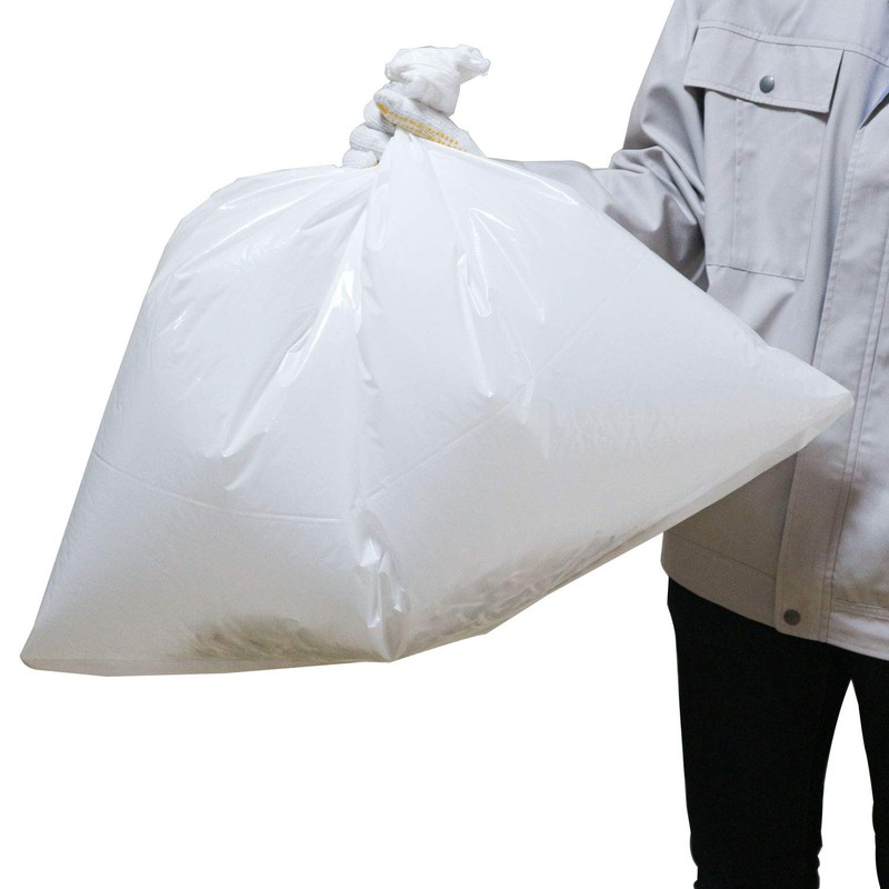 Garbage Bags, 15.4 gal (70 L), Translucent (Milky White), Width