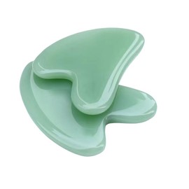 2pcs face gua sha Board Set, gua sha Jade Manual Massage Stick for face and Body, for Sculpting jaw line and eliminating Puffiness Relieving Tension Redness Daily Skincare, Men Women self Care Gifts